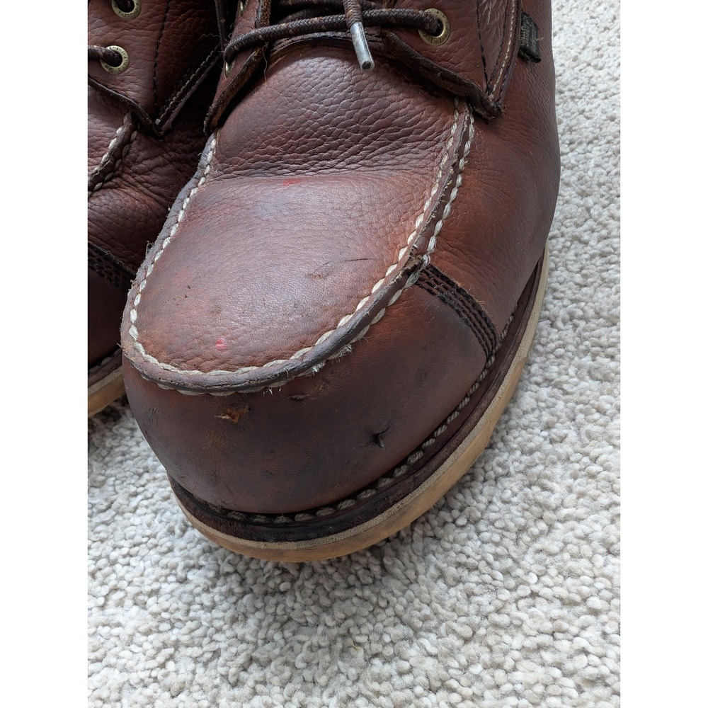 Irish Setter 83620 Ashby Work Boots Mens 13 Leather Brown Steel Toe Waterproof - Picture 8 of 9